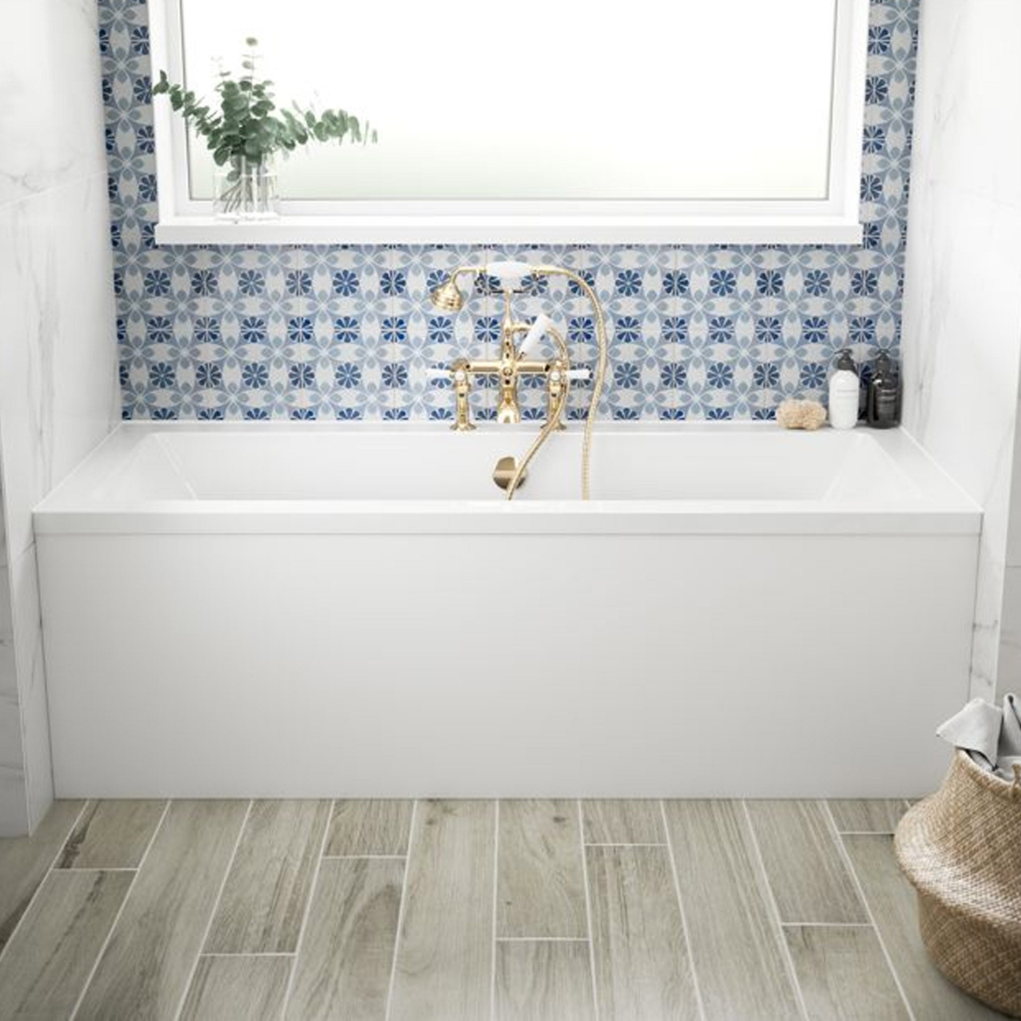 Shown With Bath Panel & Tap