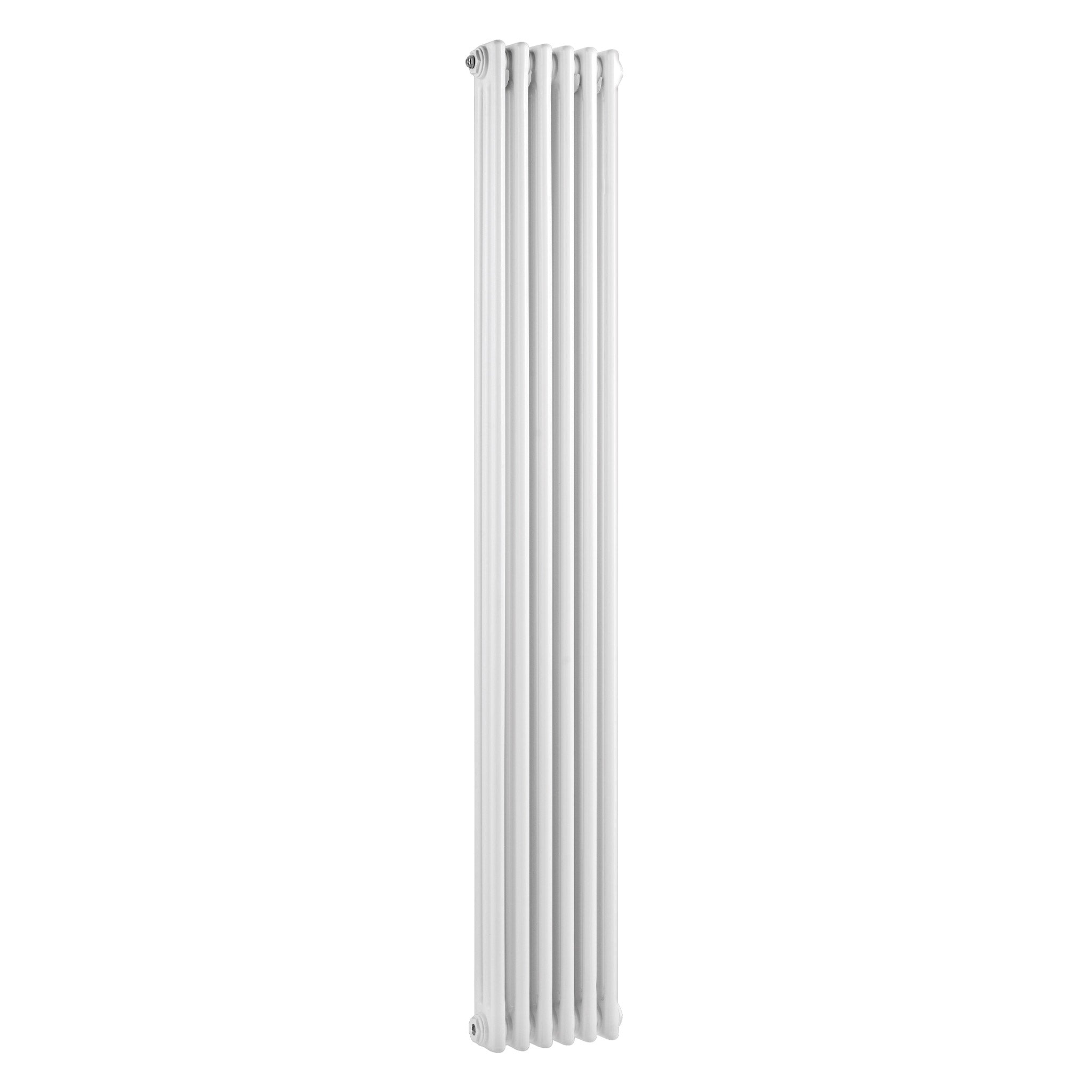 Bayswater Nelson Triple Column Wall Mounted Radiator 1800 x 291mm - High Gloss White