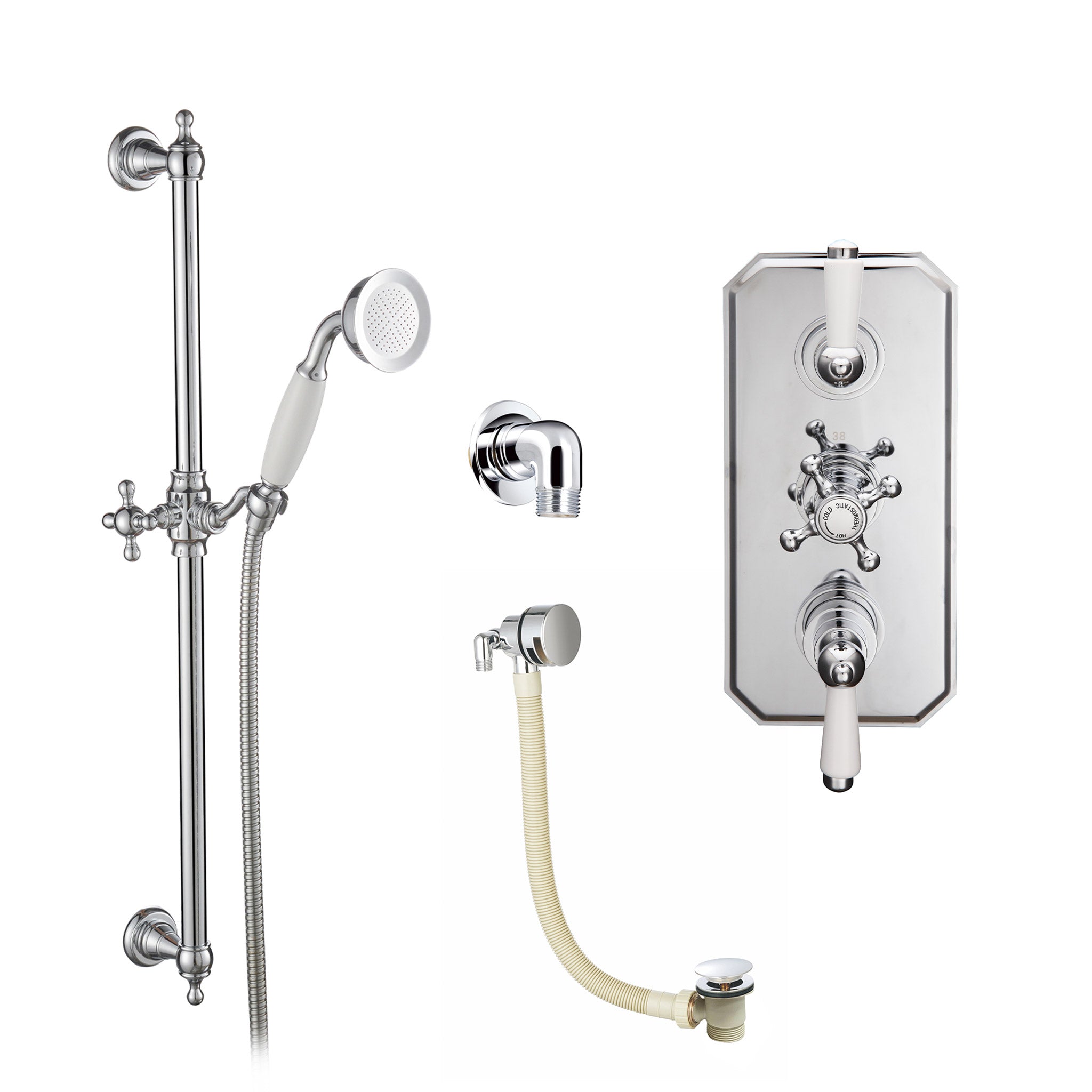 Union Traditional Concealed Shower Kit 4