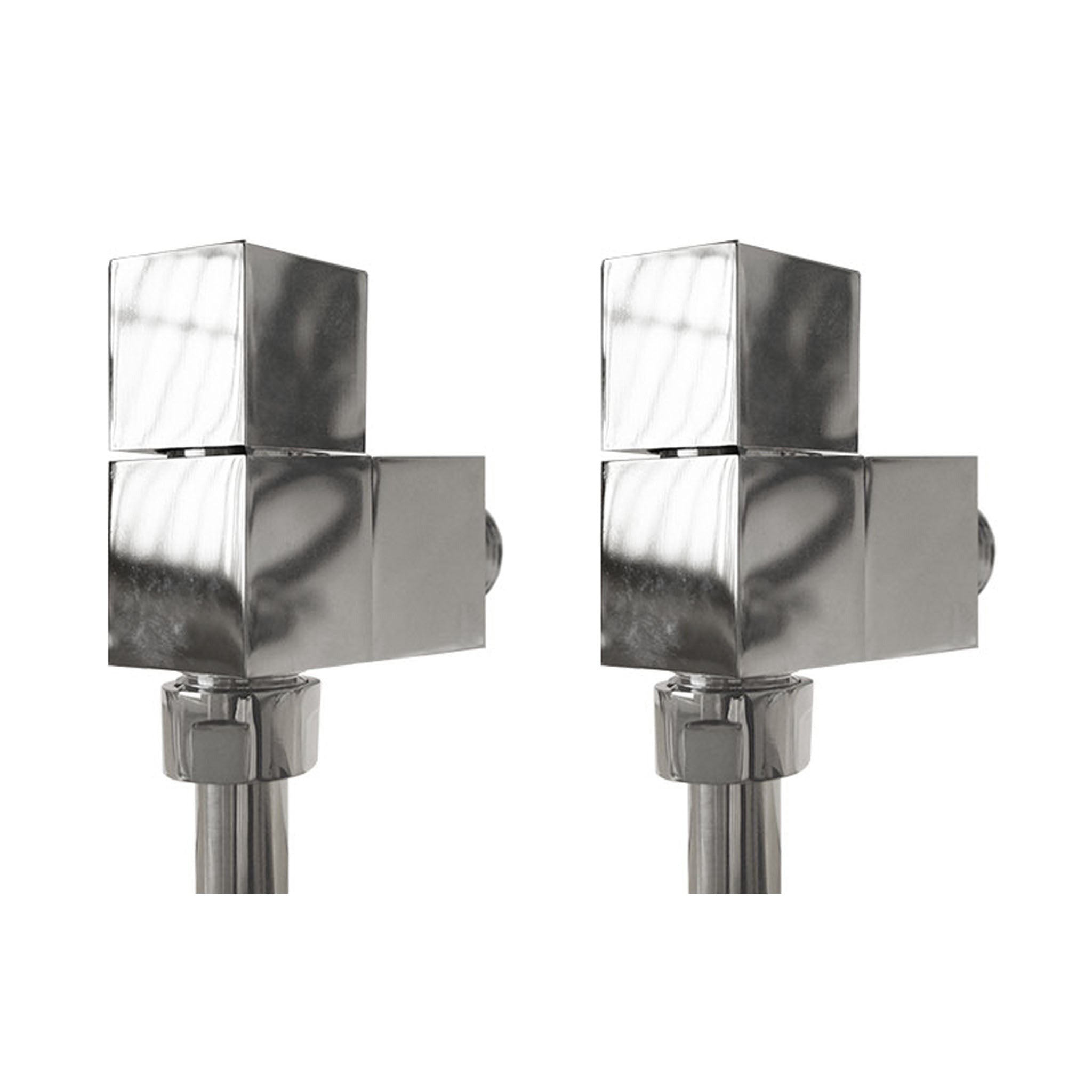 Vogue Piazza Angled Valves 1/2" x 15mm (Pair)