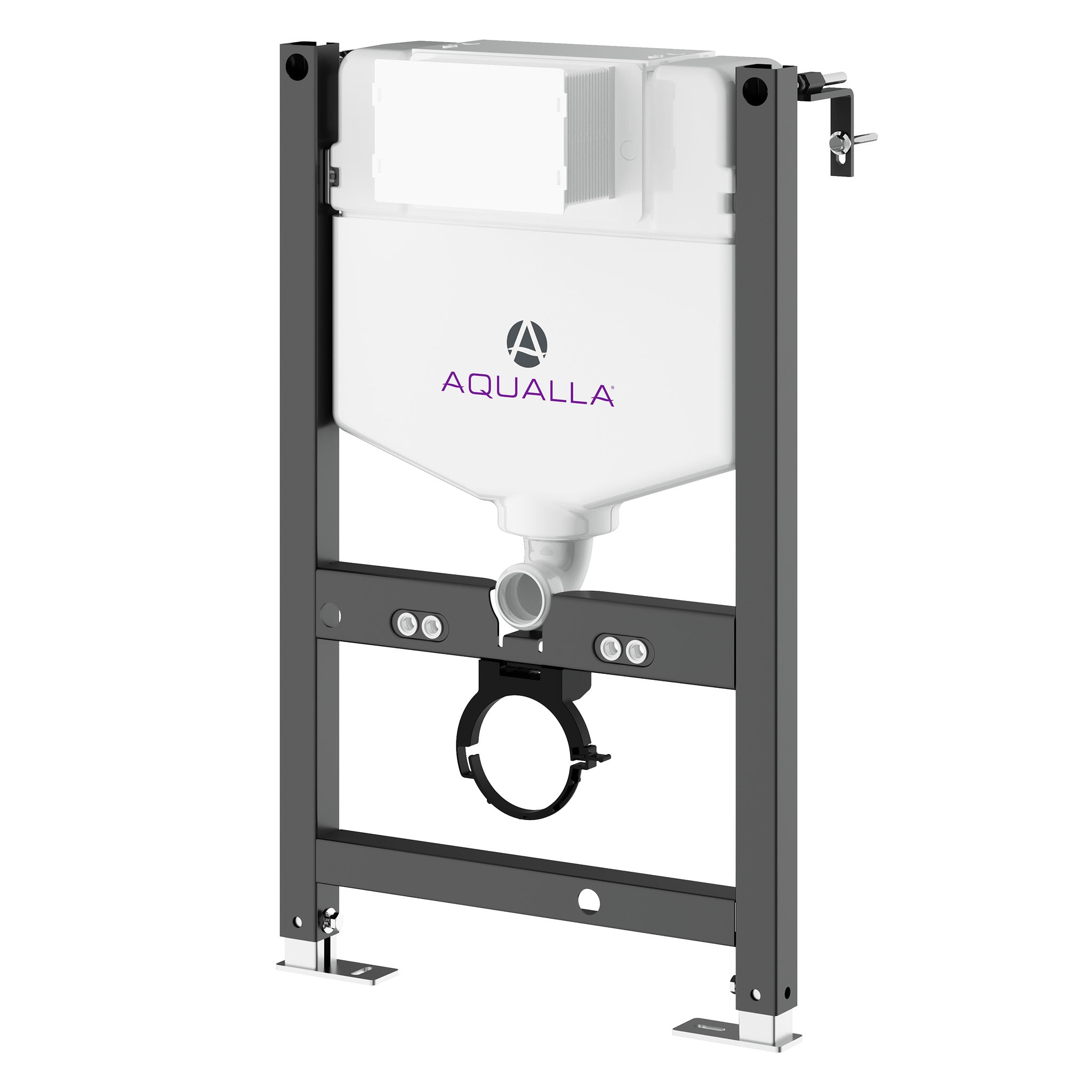 Aqualla 820mm Concealed Frame & Dual Flush Cistern For Wall Hung WC
