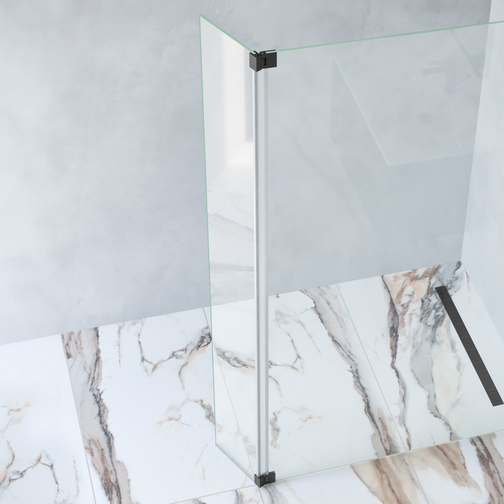MyLife Emmi Wetroom Flipper Glass Panel 300mm