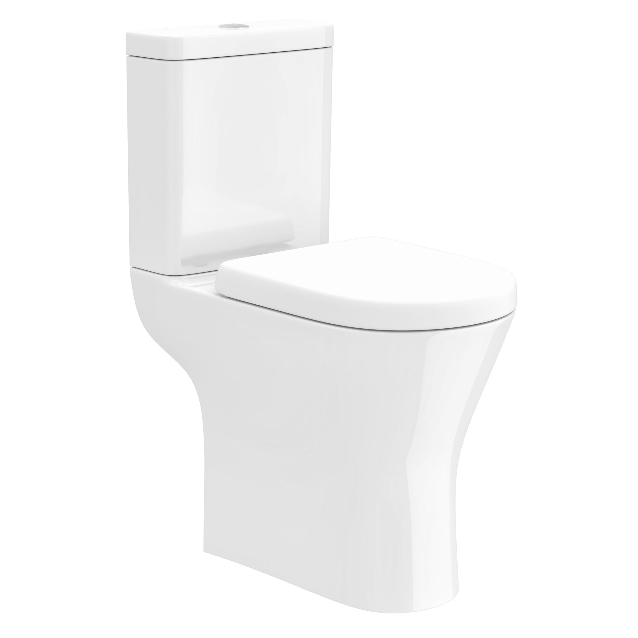 MyLife Preston Closed Coupled Open Back Comfort Height Rimless Pan, Cistern & Seat