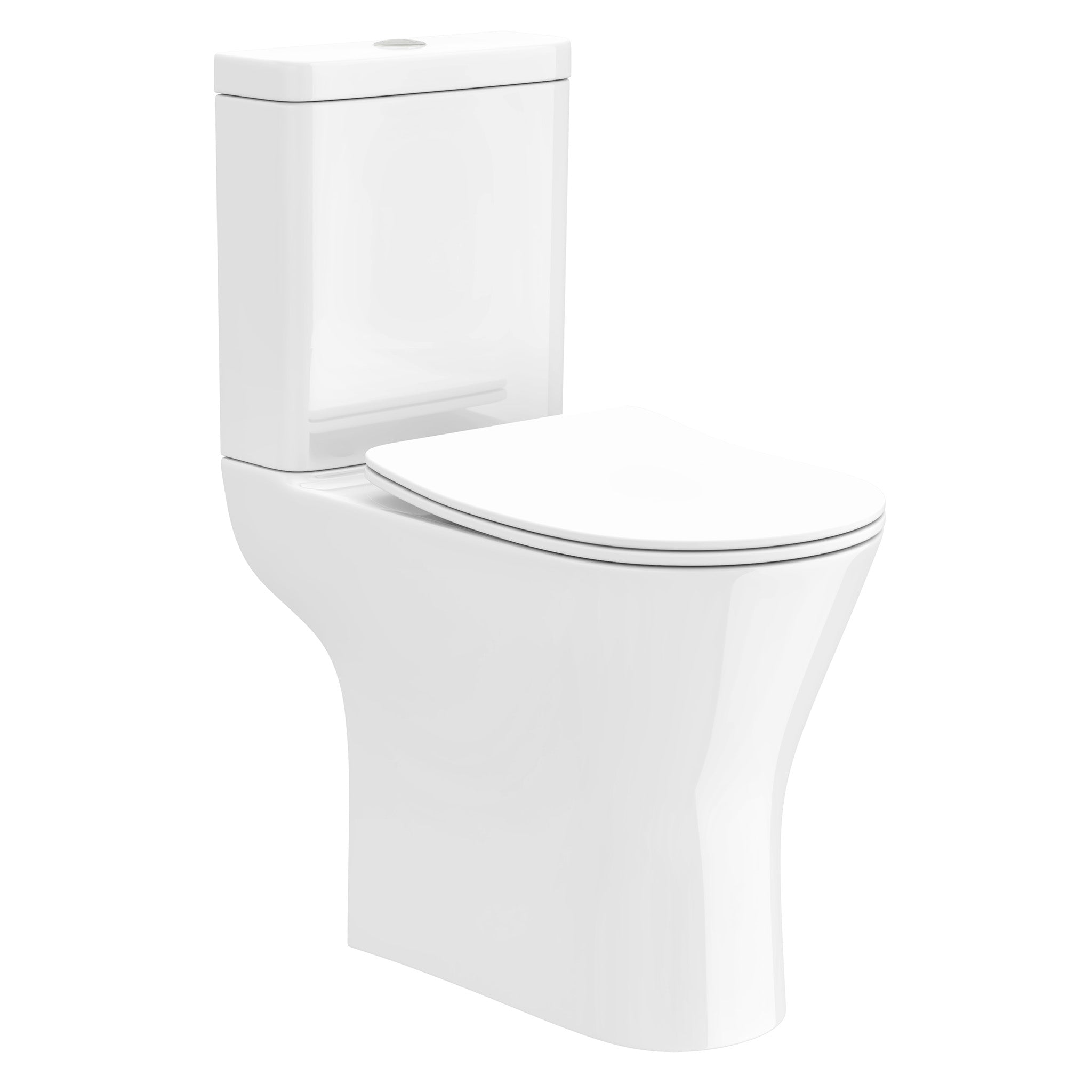 MyLife Preston Closed Coupled Open Back Comfort Height Rimless Pan, Cistern & Seat