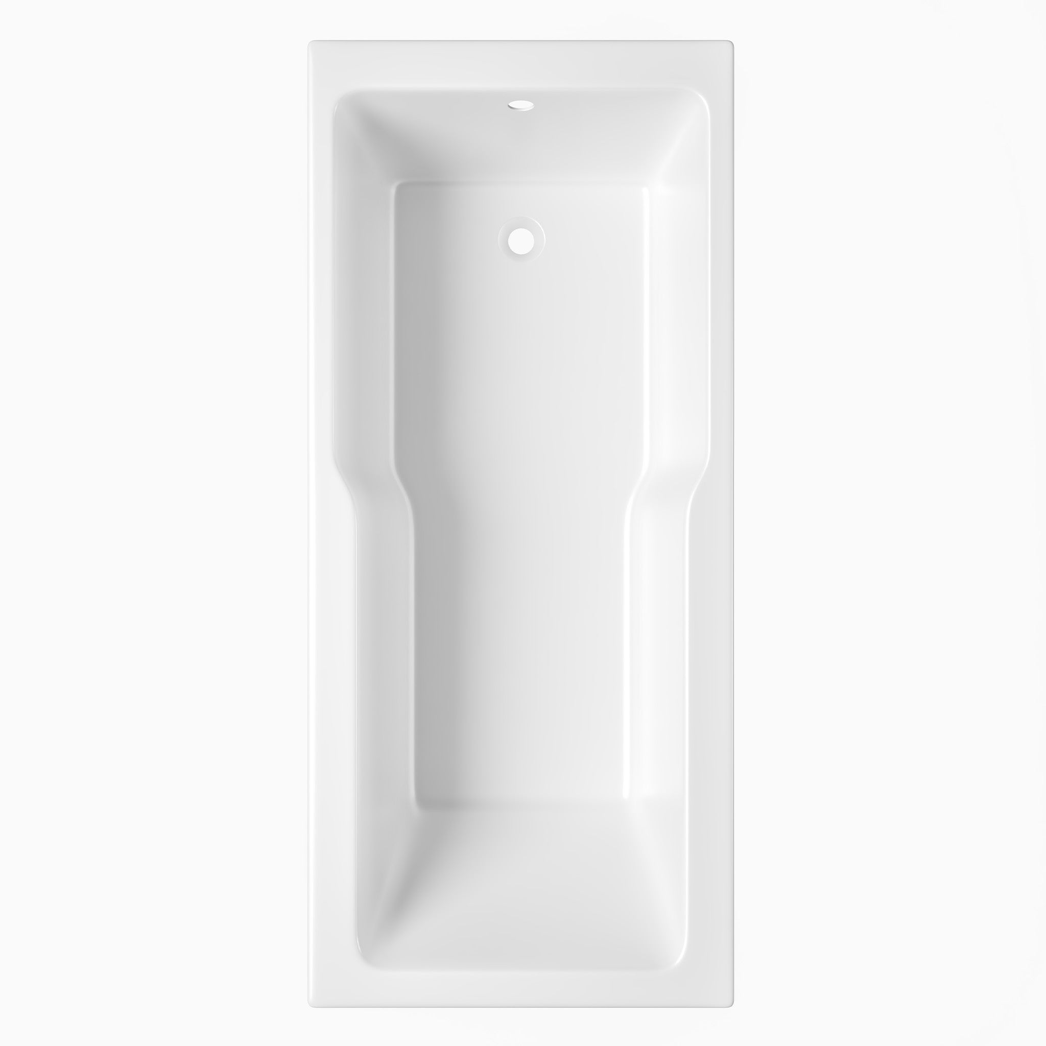 MyLife Temple Extra Strong Square Shower Bath 1700 x 750mm