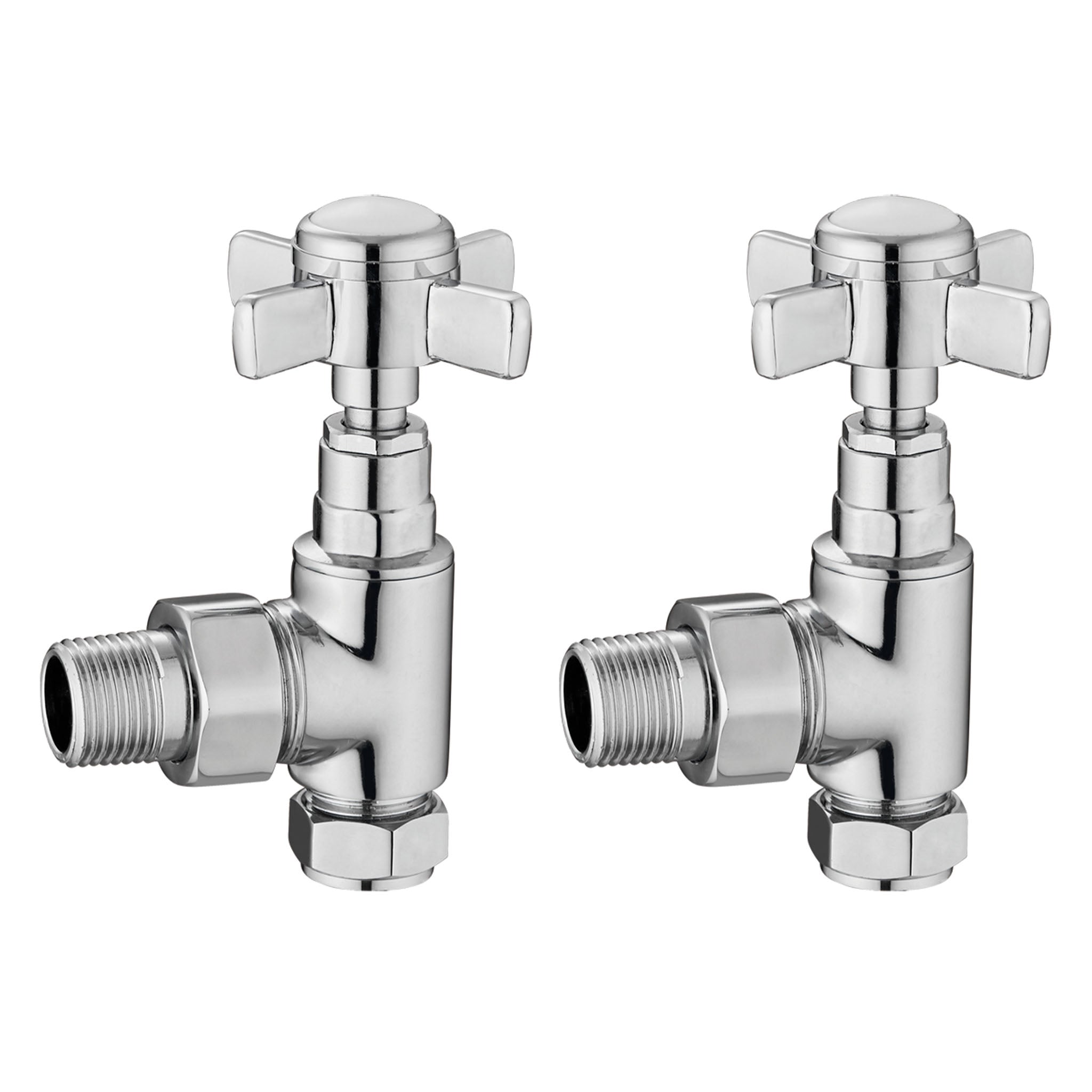 Union Traditional Angled Valves (Pair)