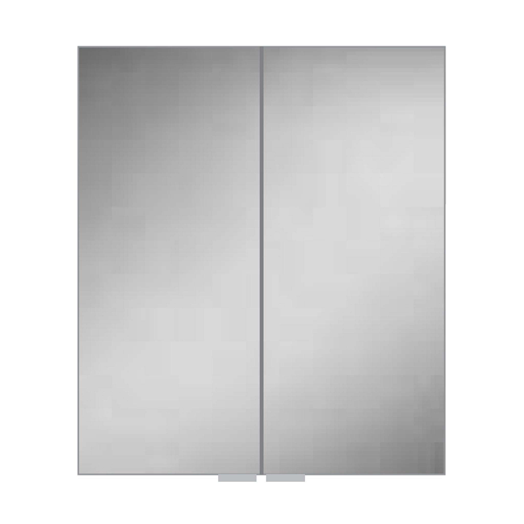 HiB Eris 60 Aluminium Mirror Cabinet 60 x 70cm