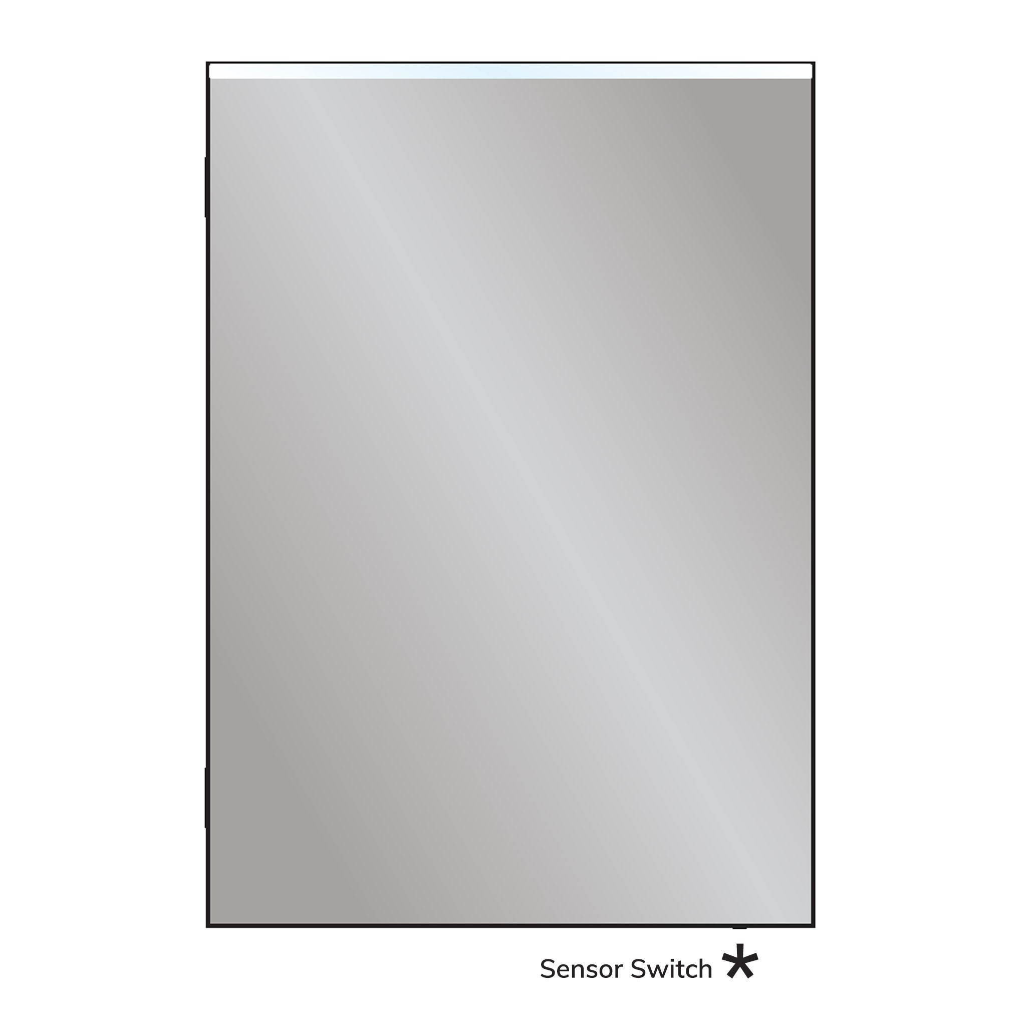 HiB Ether 50 LED Mirror Cabinet 50 x 70cm
