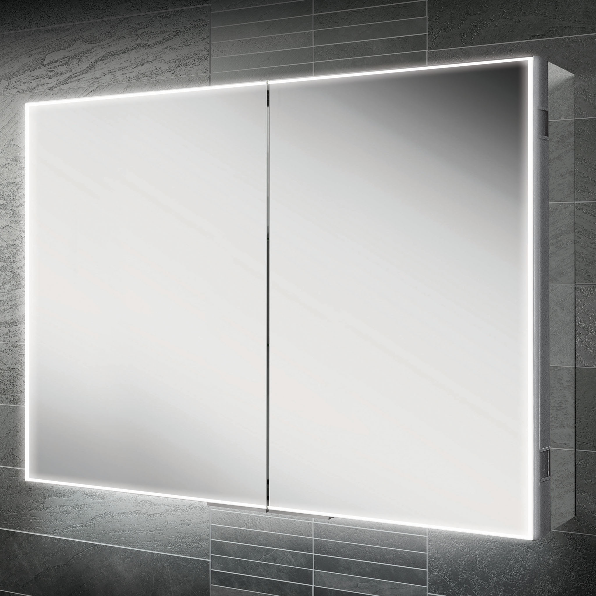 HiB Exos 120 LED Mirror Cabinet 120 x 70cm