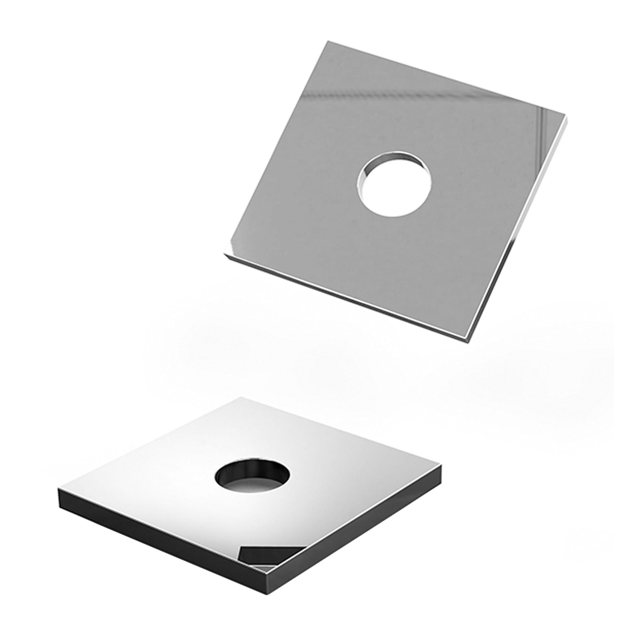 Vogue Square Hinged Cover Plates (Pair)