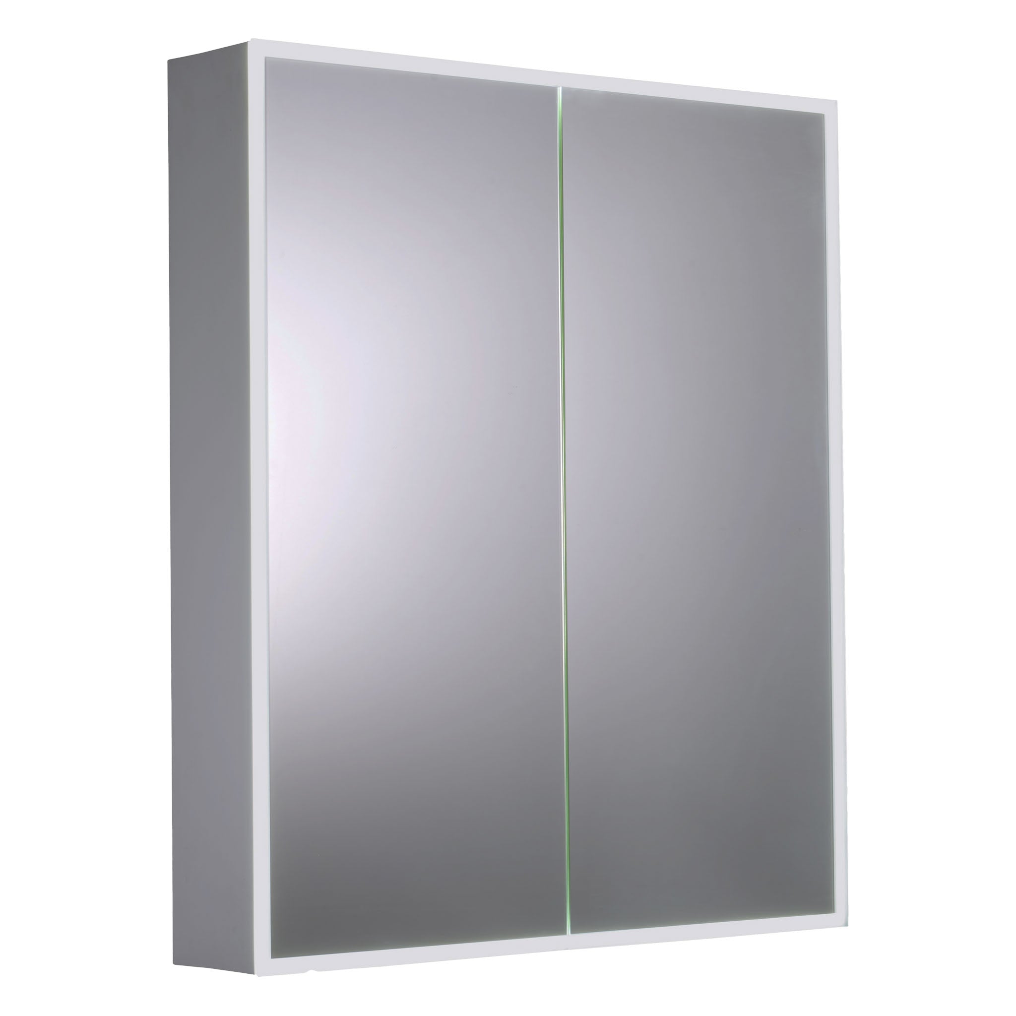 JTP Aspect 600 LED Double Mirror Cabinet 600 x 700mm