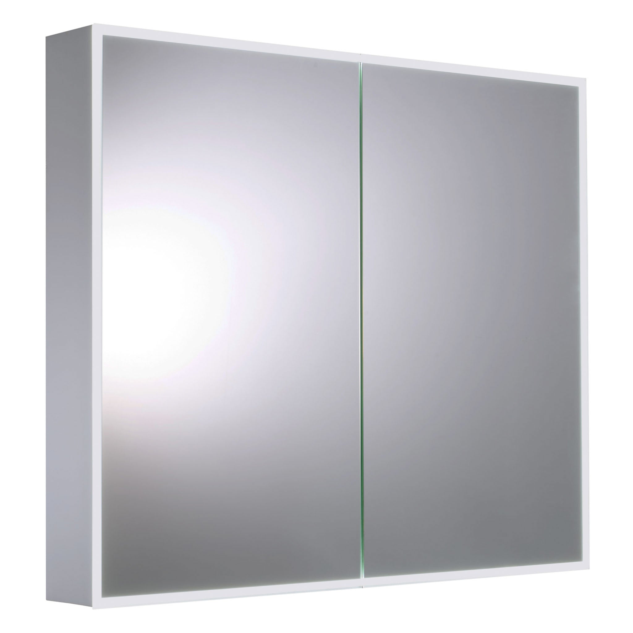JTP Aspect 820 LED Double Mirror Cabinet 820 x 700mm