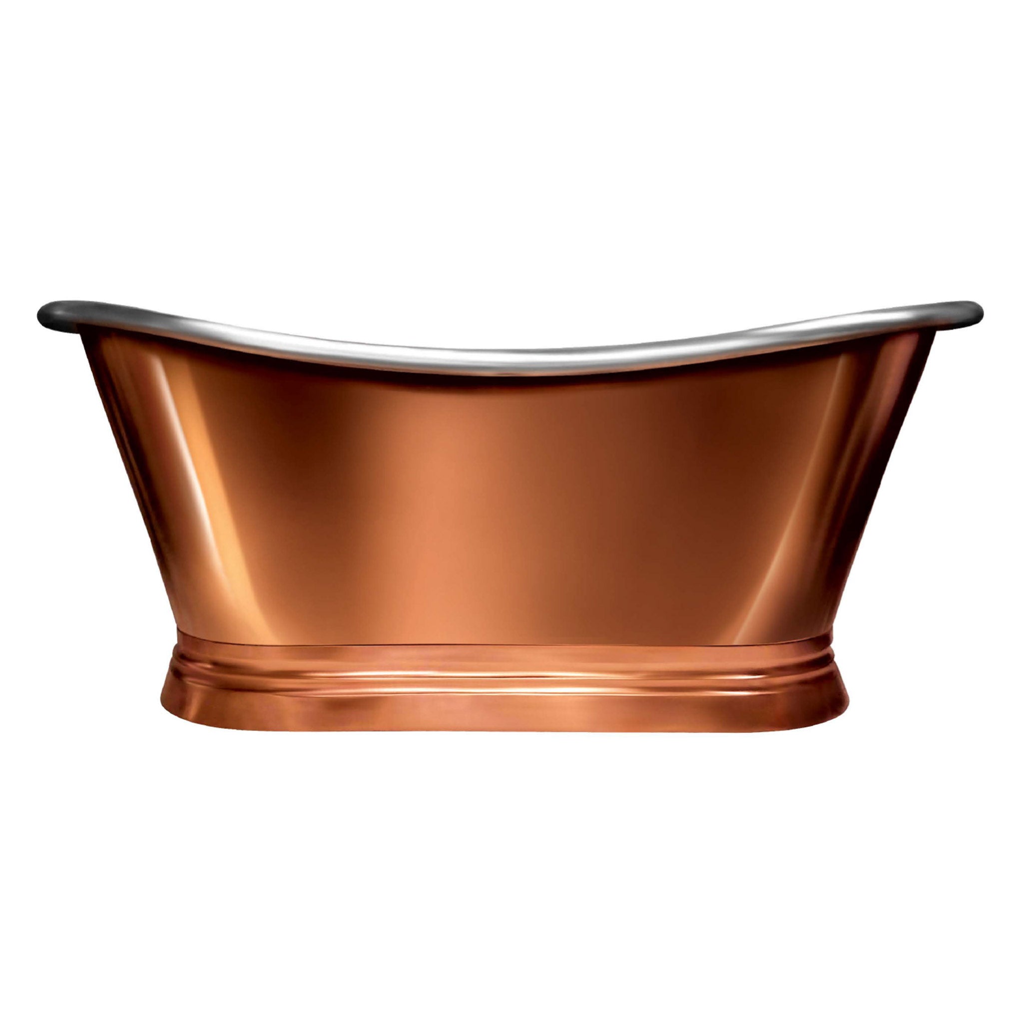 BC Designs Copper Nickel Double Ended Roll Top Bath