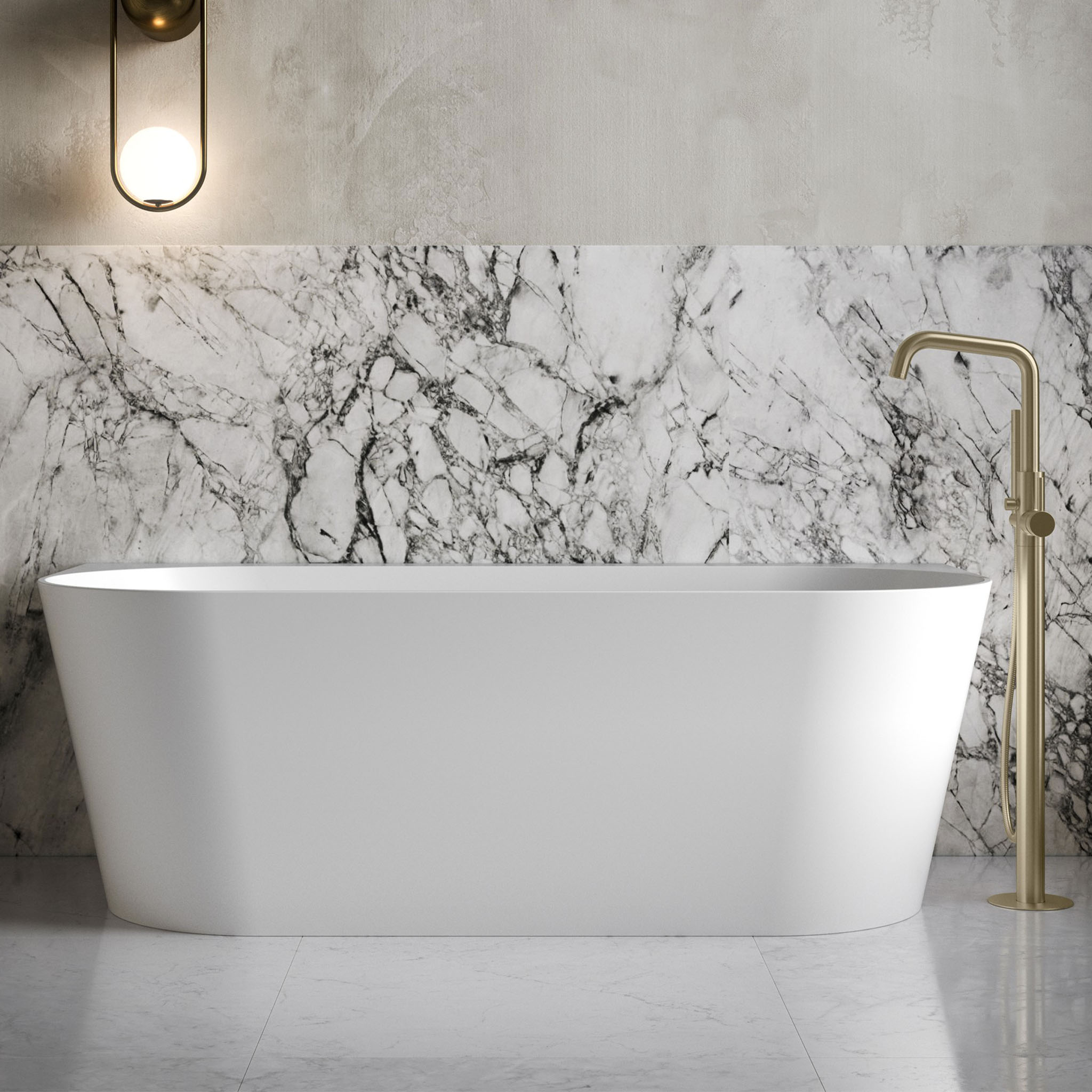 Adamsez Malmo AdVance Freestanding Bath 1700 x 800mm