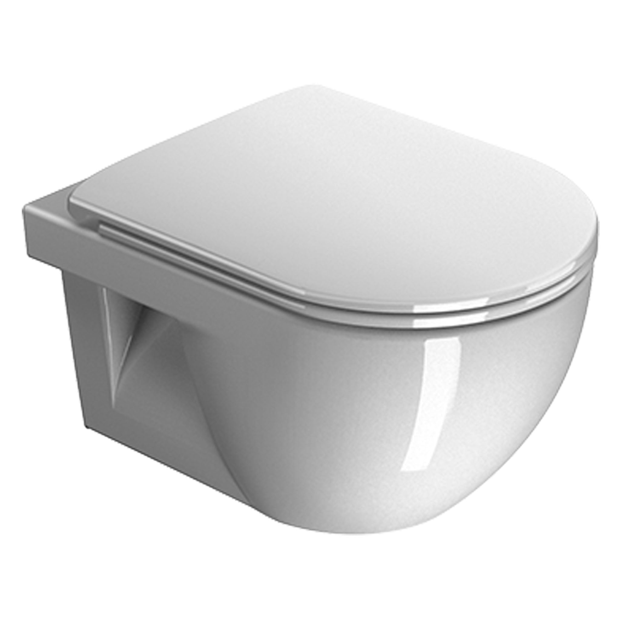 GSI City Pro 52/F Wall Hung WC Pan With Swirlflush 520 x 350mm (Without Seat)