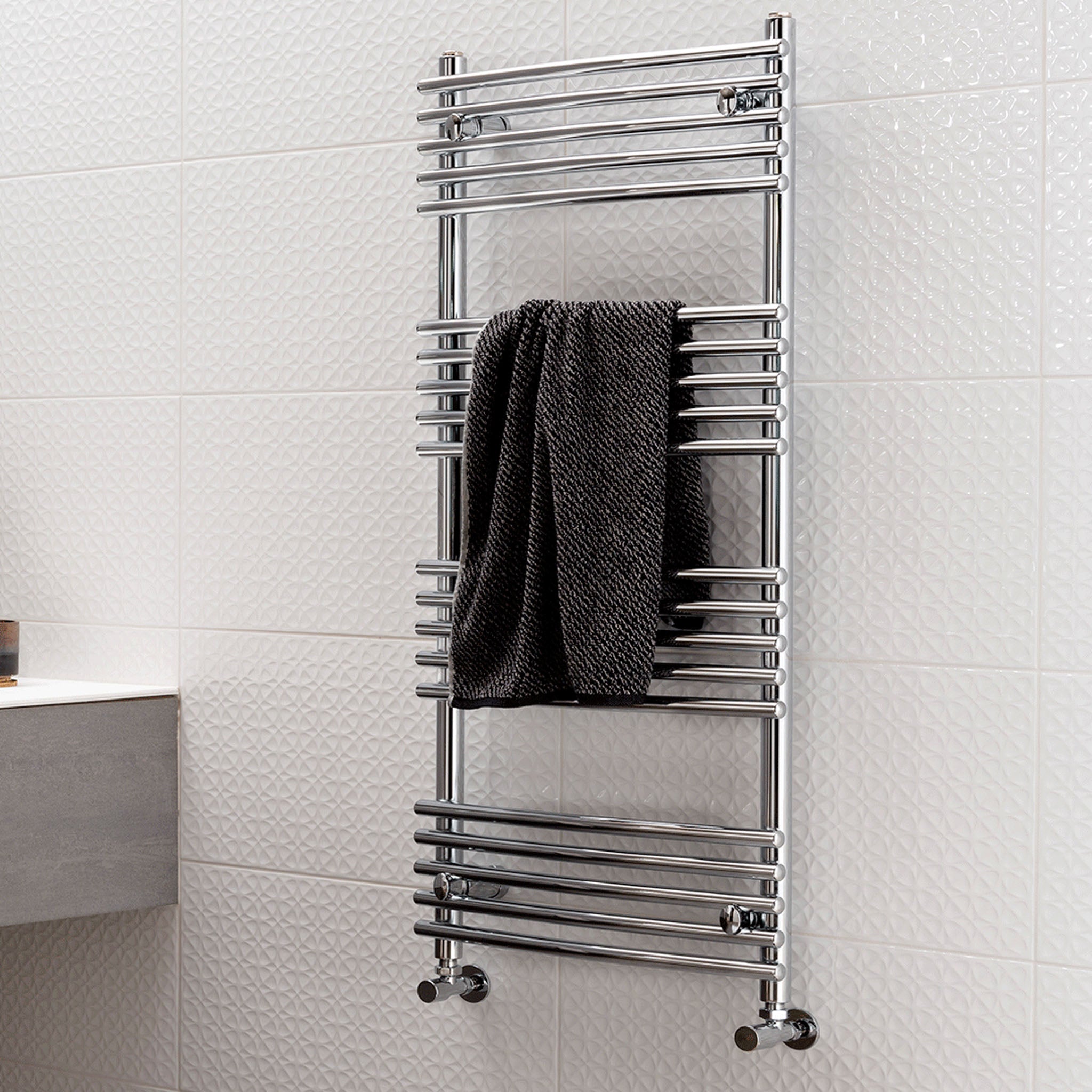 Vogue Melody Wall Mounted Heated Towel Rail