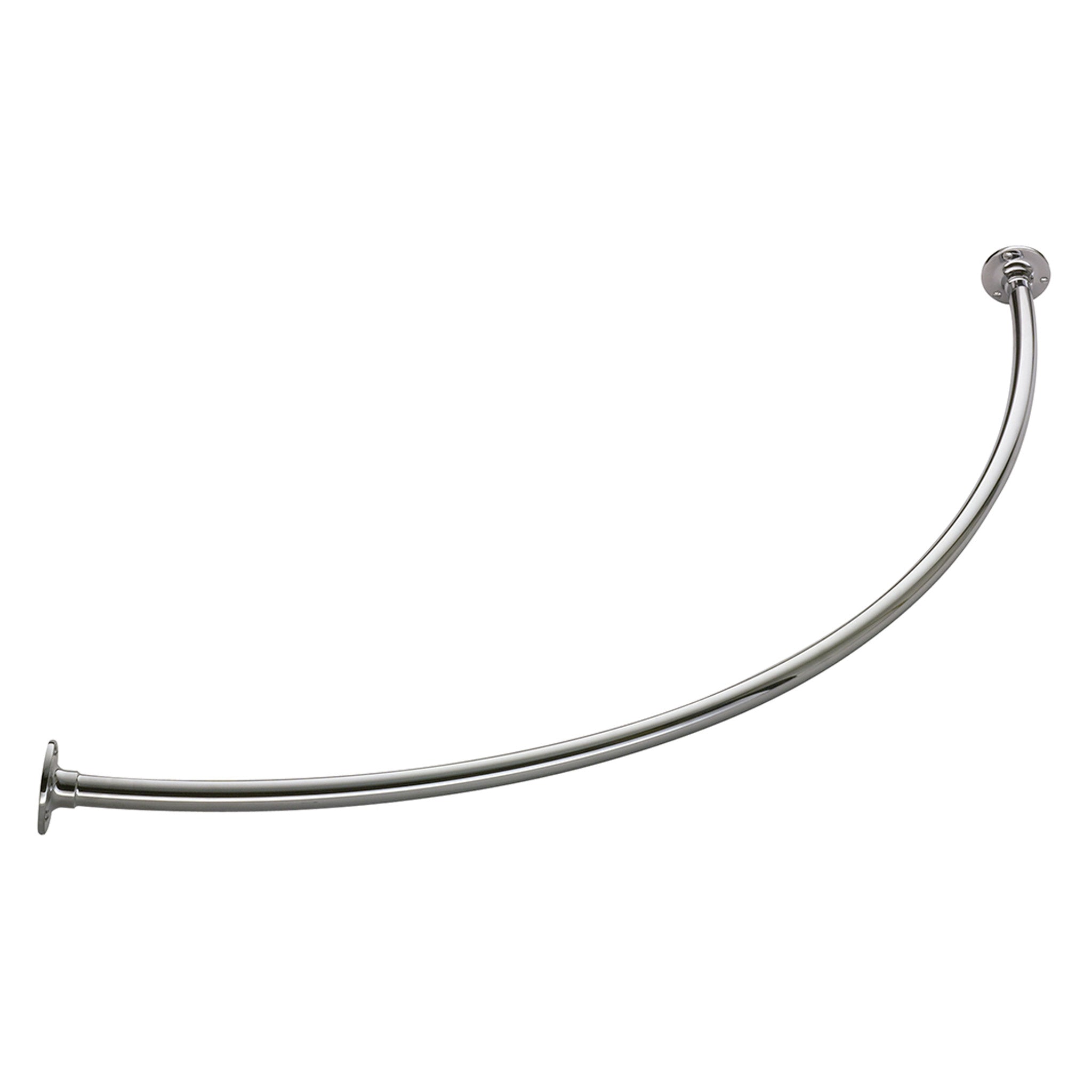 Vogue Shower Curtain Rail Curved Corner Wall Mounted Rail