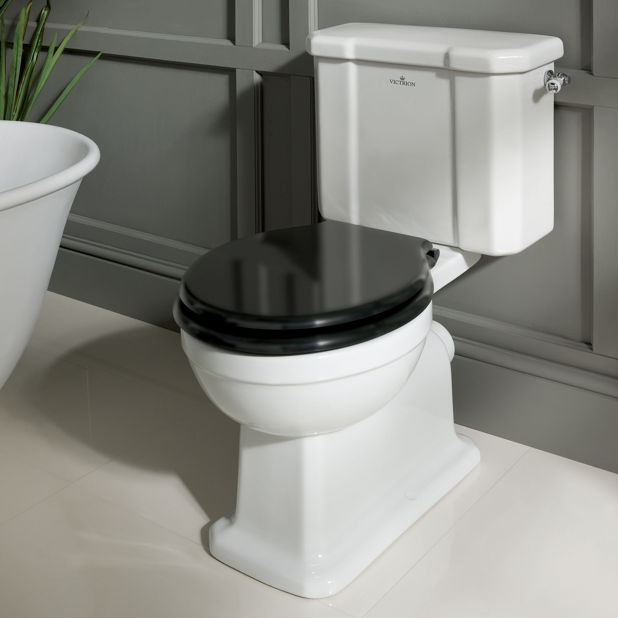 BC Designs Victrion Close Coupled Pan & Cistern (Without Seat)