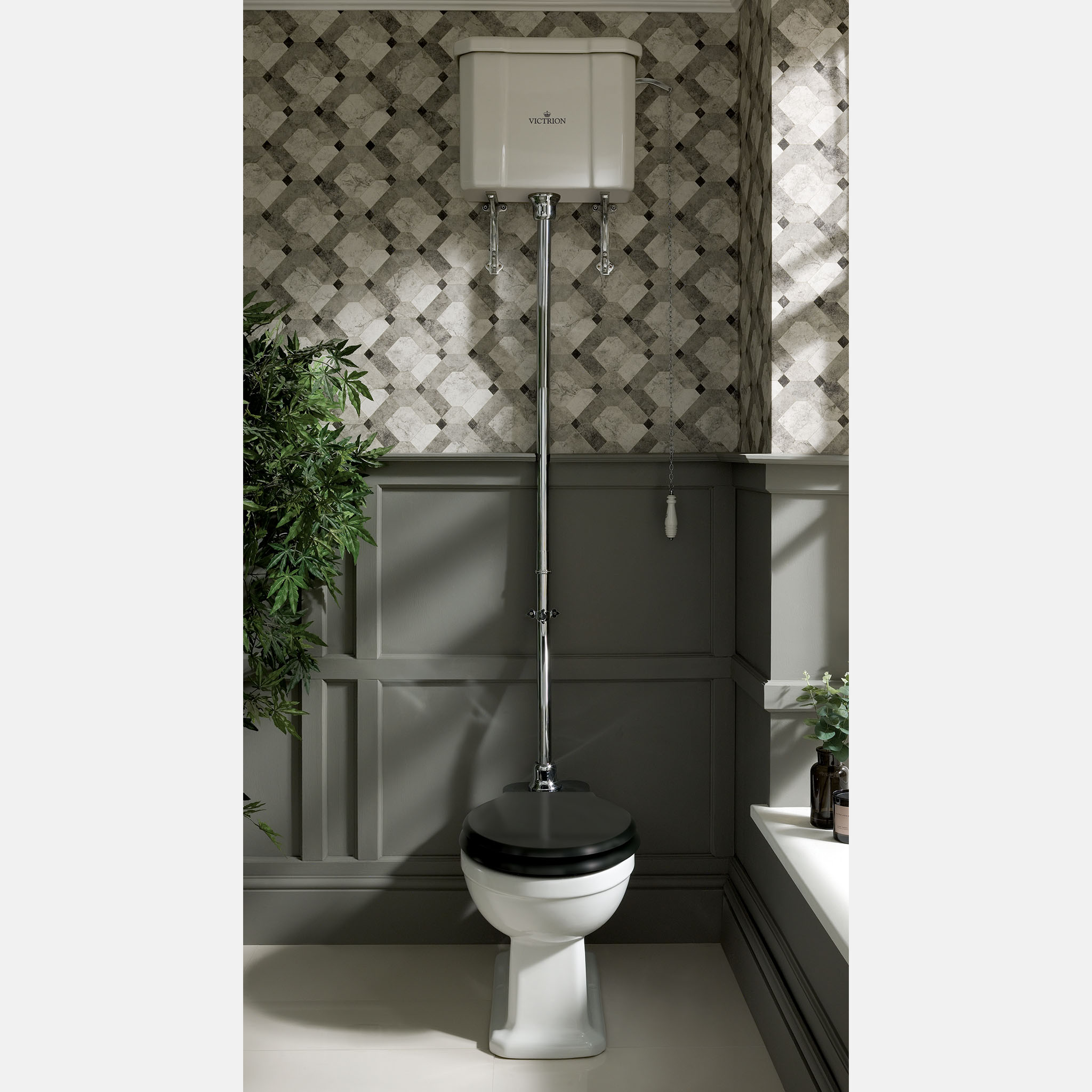 Bayswater Victrion High Level Pan & Cistern (Without Seat)
