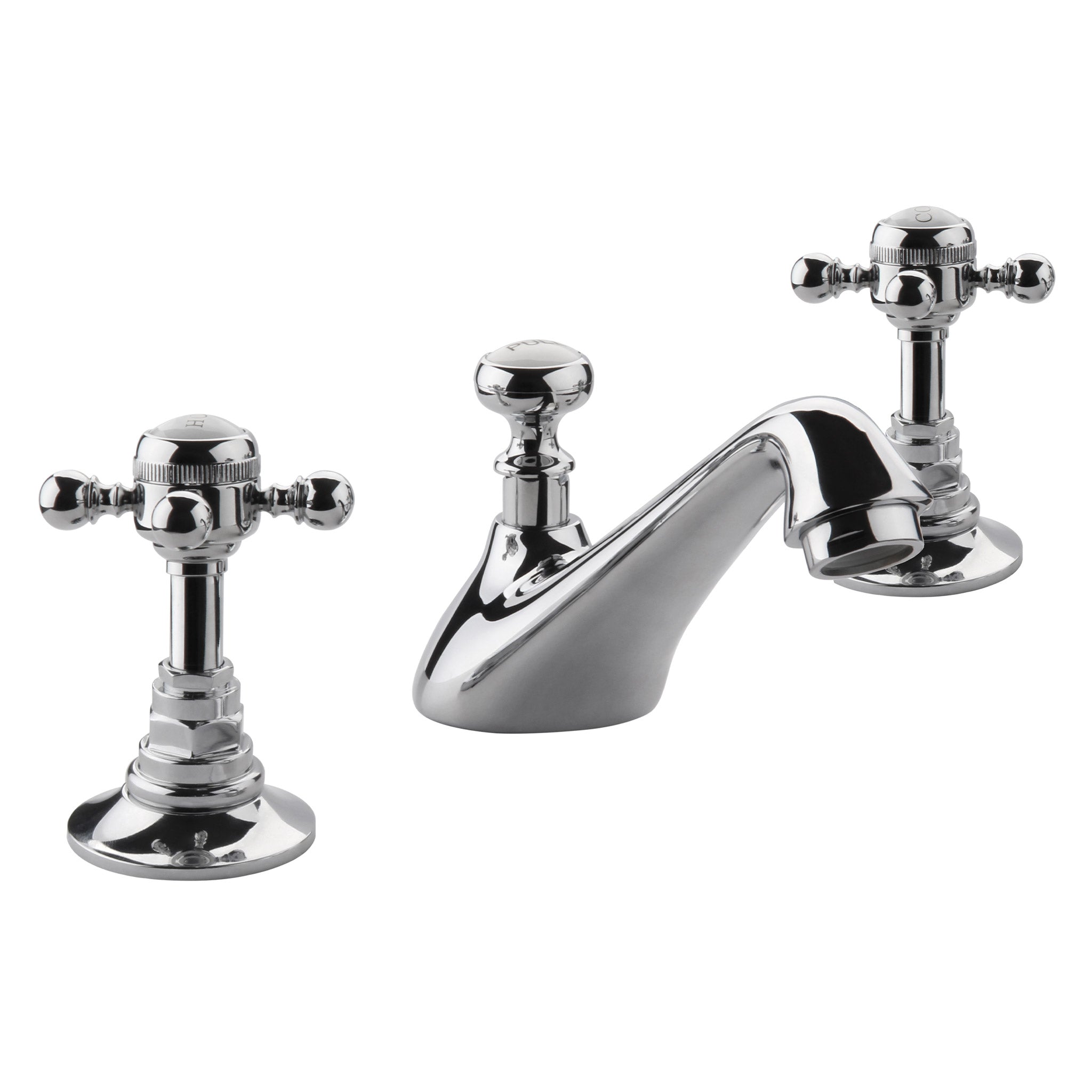 Union Londonia 3 Taphole Basin Mixer Tap & Pop-Up Waste